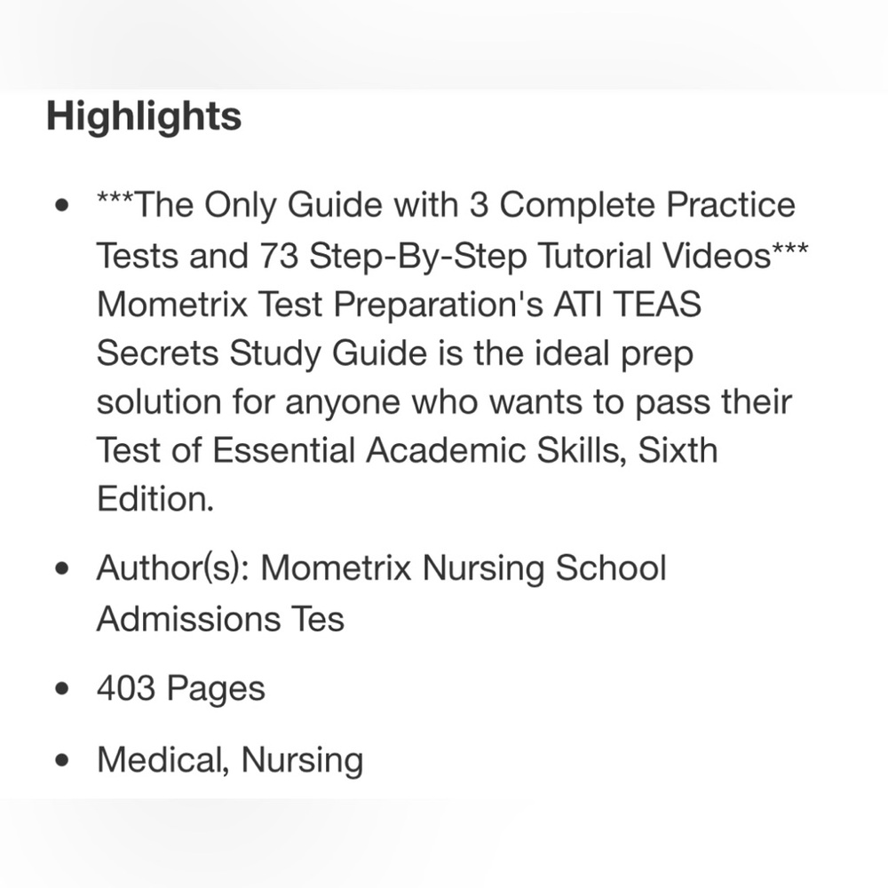 ATI TEAS Secrets Study Guide: TEAS 6 Complete Study Manual - Picture 2 of 6